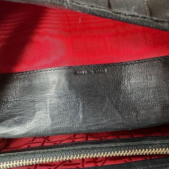 Vintage Christian Dior Lady Dior Black Leather Quilted Long Wallet 7.5 x 3.75 - Picture 11 of 11